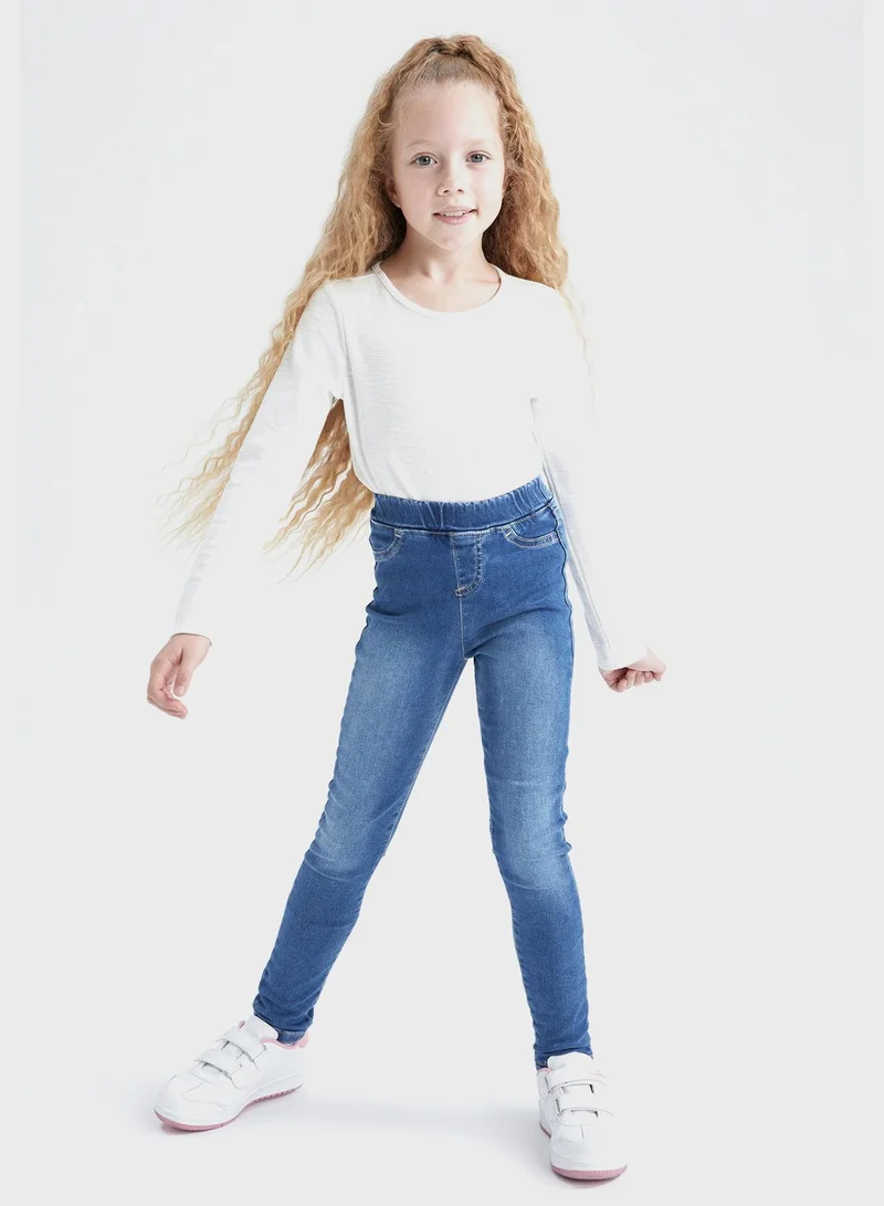 DeFacto Kids Denim Slim Fit Trousers