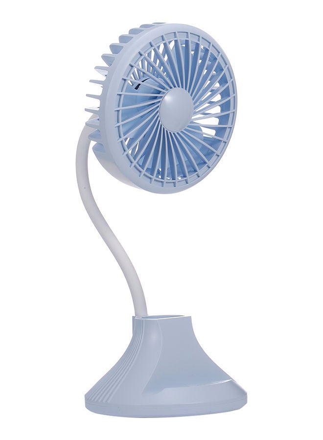 NIBEMINENT USB Multi-function Desktop Mini Fan Blue - Image 1