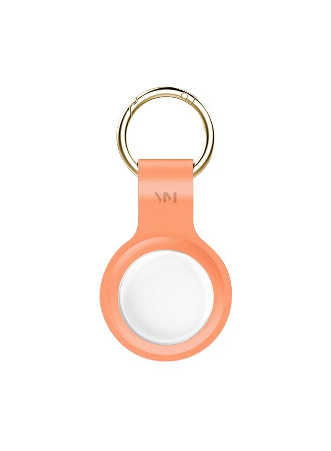 Viva Madrid Airtrax Flexo Silicone Case Compatible with AirTag / Portable Protective Skin Cover / Anti-Lost Holder with Key Ring Suitable for AirTag - Orange  - Image 1