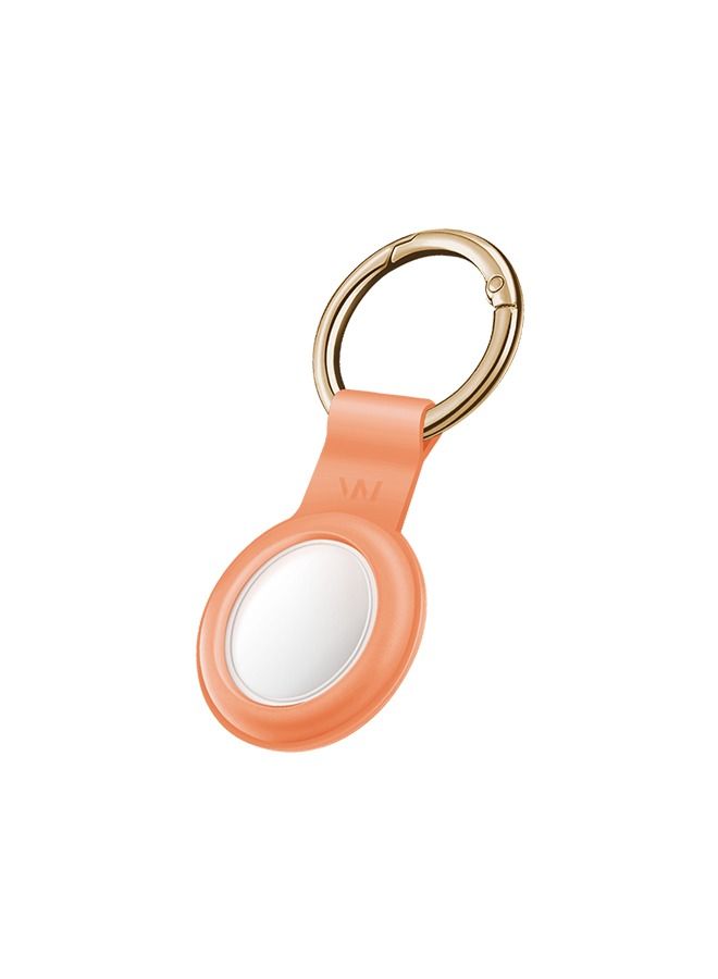 Viva Madrid Airtrax Flexo Silicone Case Compatible with AirTag / Portable Protective Skin Cover / Anti-Lost Holder with Key Ring Suitable for AirTag - Orange  - Image 2