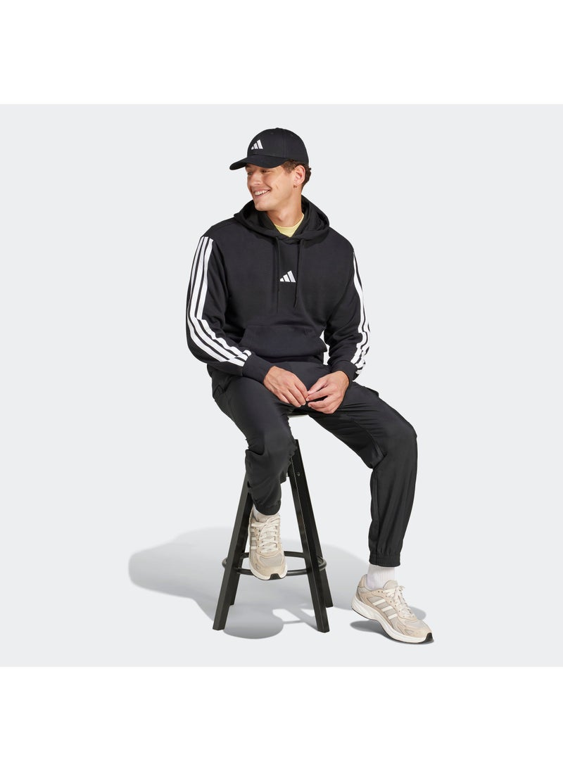 Adidas Essential 3 Stripe French Terry Hoodie  - Image 5