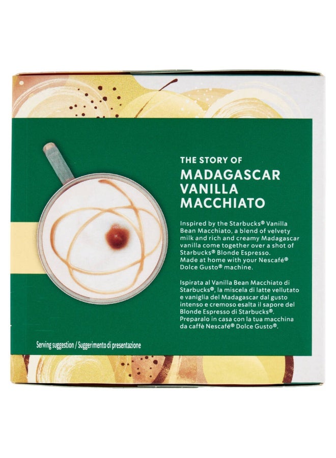 Starbucks Madagascar Vanilla Macchiato 12 Coffee Capsules 132g - Image 4
