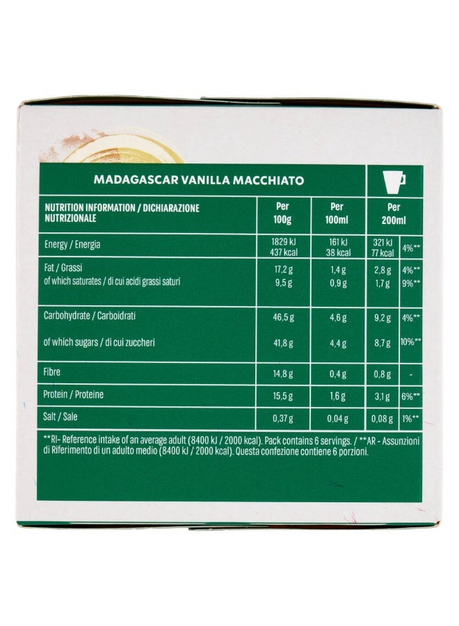 Starbucks Madagascar Vanilla Macchiato 12 Coffee Capsules 132g - Image 5