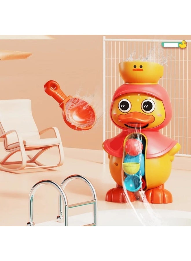 لعبة عجلة البط المائية للأطفال – لعبة بيانو البط المائي للاستحمام 🦆💦 - Image 1