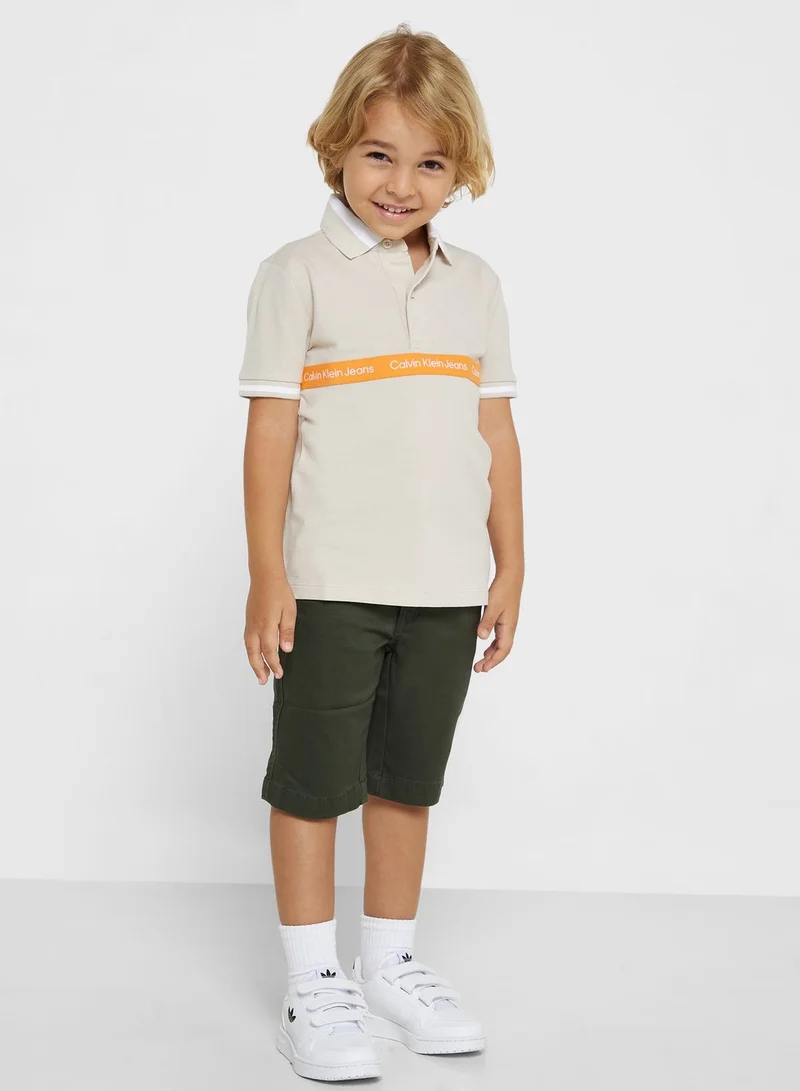 Calvin Klein Jeans Kids Logo Tape Polo