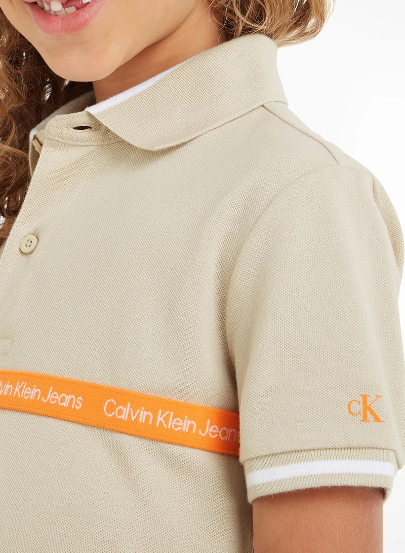 Calvin Klein Jeans Kids Logo Tape Polo