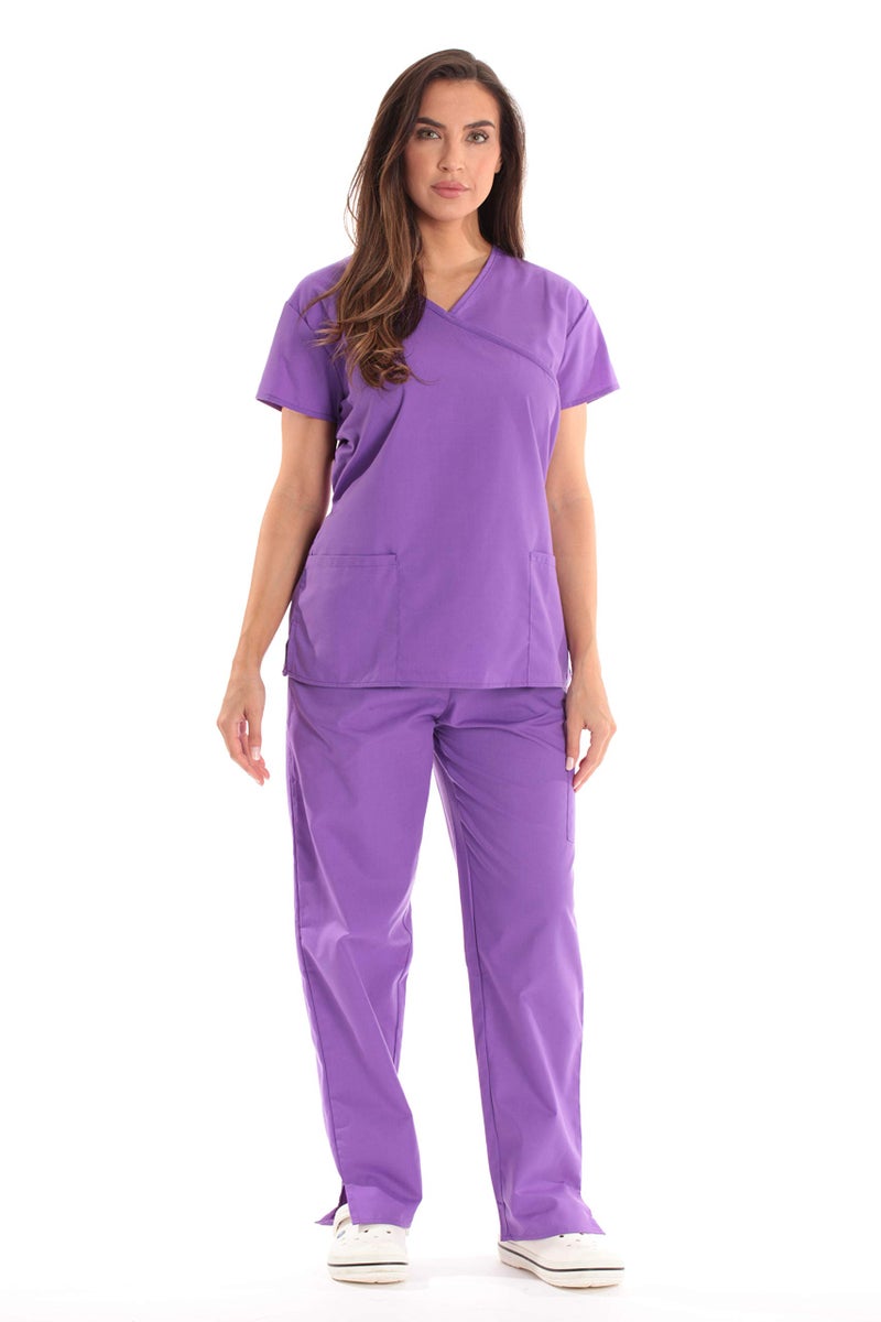 Just Love Women's Scrub Sets Medical Nursing Scrubs 11111W-PRP-M