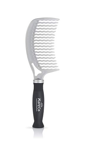 KareCo Detangling Tangle Buster Comb, Silver - Image 5
