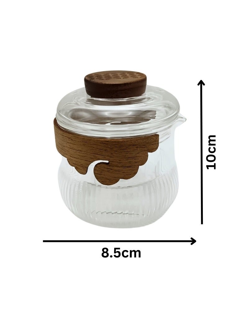 Liying 1Pcs Bird Shape Borosilicate Glass Coffee Cup with Infuser and Lid /150ml for Tea, Milk, Coffee, Juice, Stovetop Safe  - Image 3