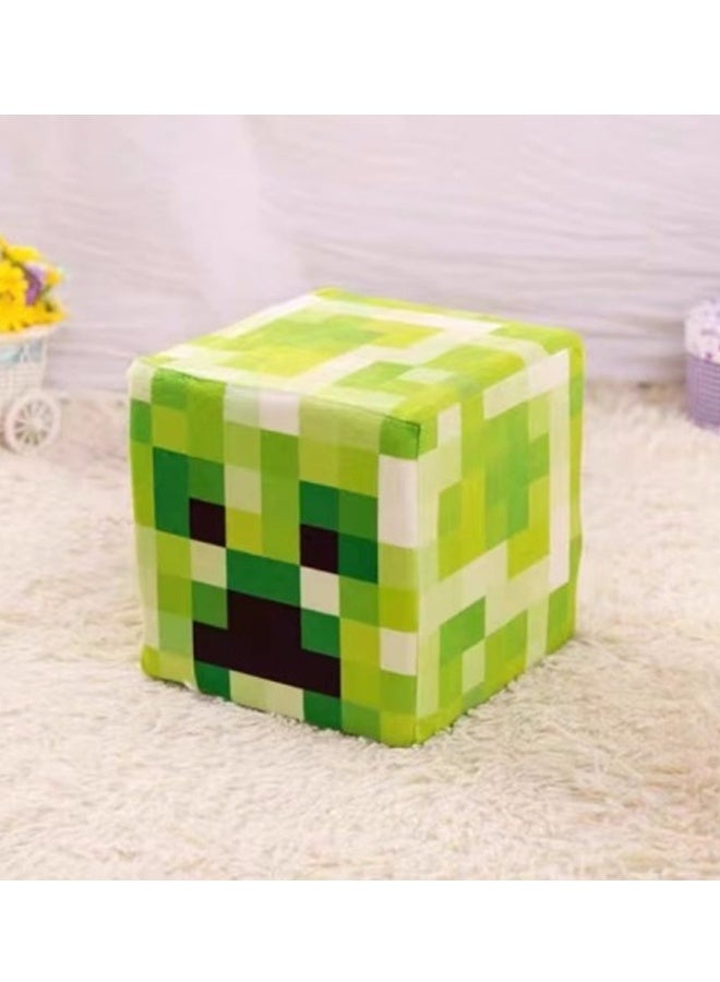 هالامودو ألعاب الزاحف تصميم بلش وسادة كتلة دمية وسادة لعبة المحيطة كتل الإسفنجة 20 سم × 20 سم متعددة الألوان -الزاحف بلش وسادة - Image 3