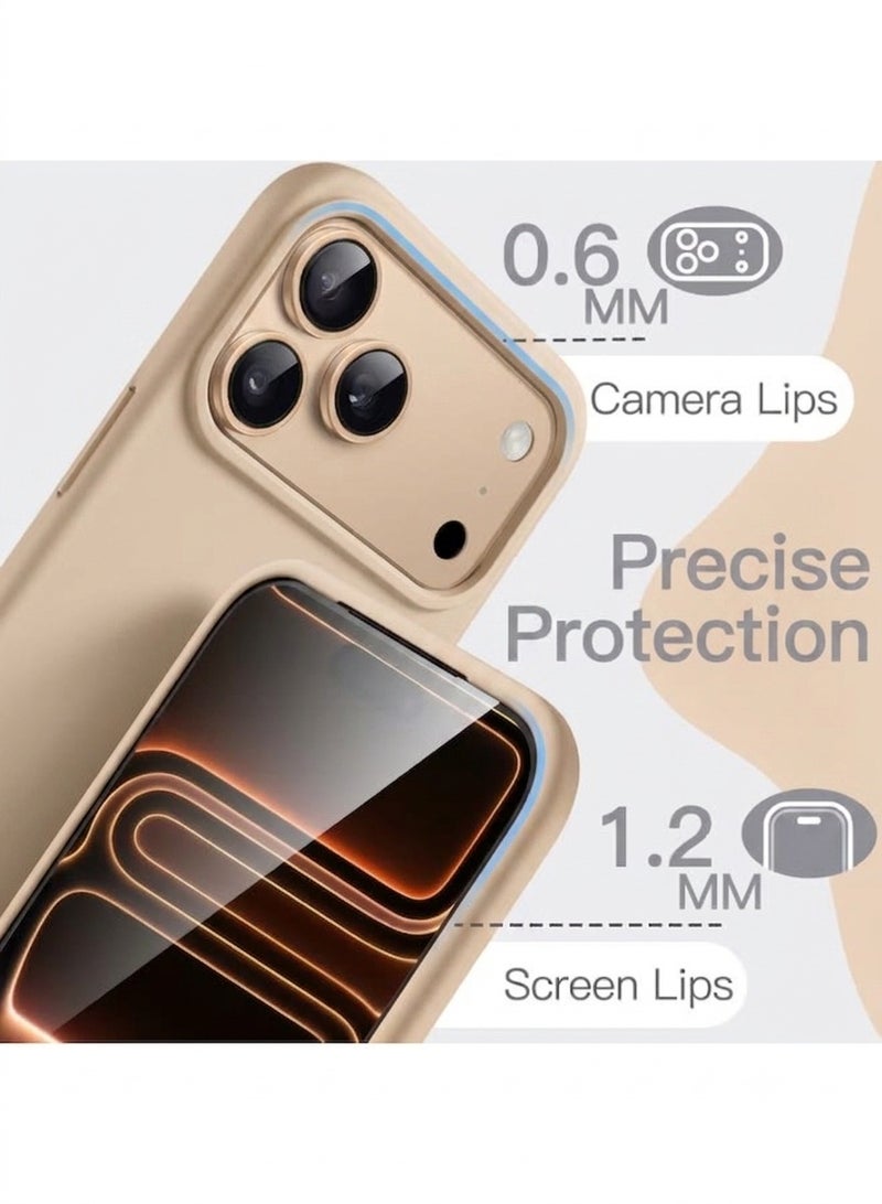 Liquid Silicone Case for iP 17 Pro – Soft Touch, Shockproof, Anti-Scratch Protective Phone Cover with Microfiber Lining – Full-Body Protection - Image 2