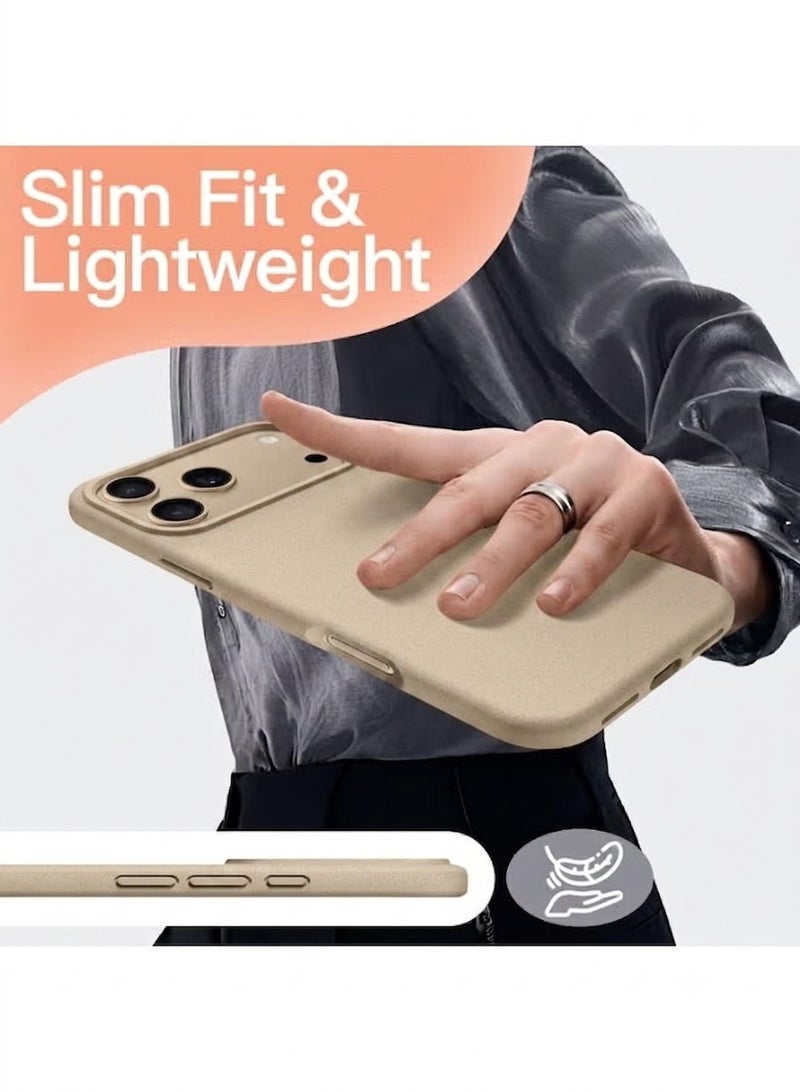 Liquid Silicone Case for iP 17 Pro – Soft Touch, Shockproof, Anti-Scratch Protective Phone Cover with Microfiber Lining – Full-Body Protection - Image 4