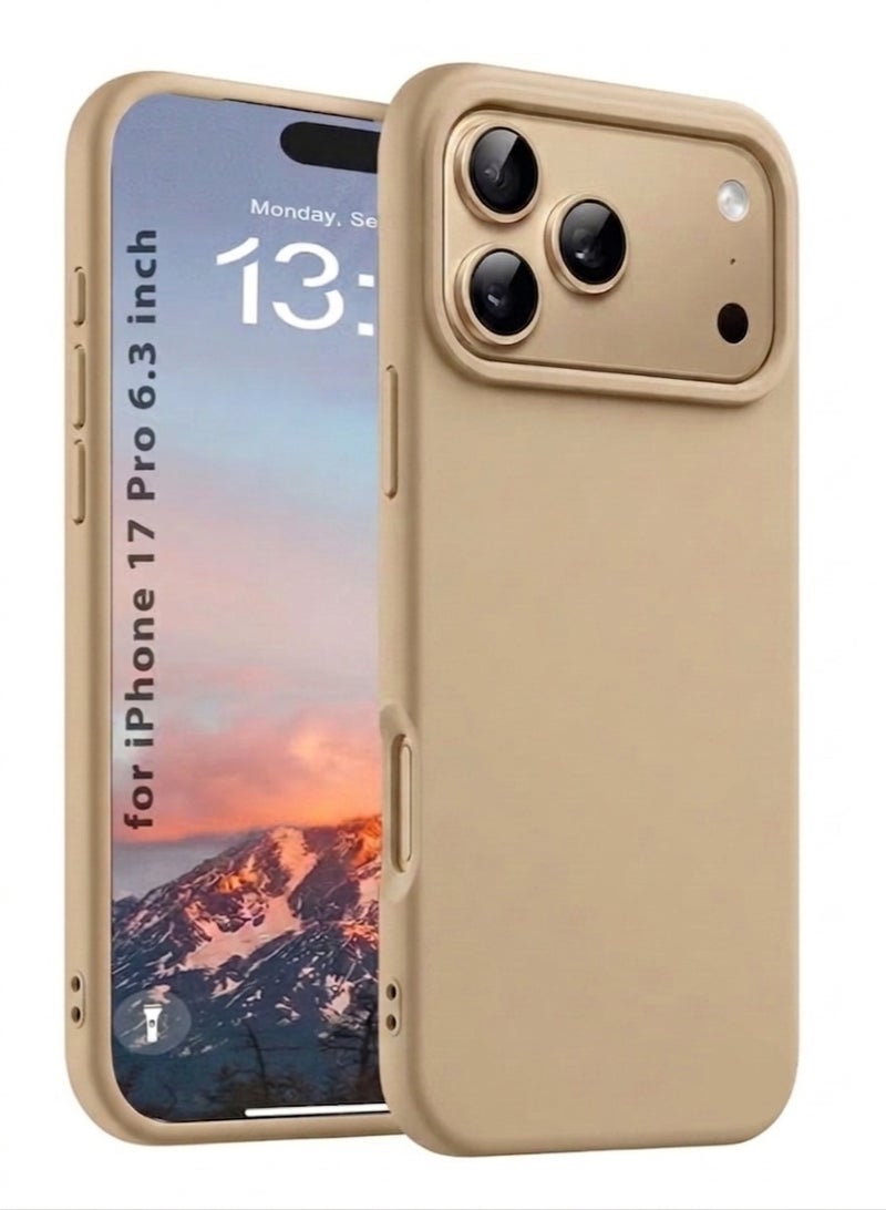 Liquid Silicone Case for iP 17 Pro – Soft Touch, Shockproof, Anti-Scratch Protective Phone Cover with Microfiber Lining – Full-Body Protection - Image 1