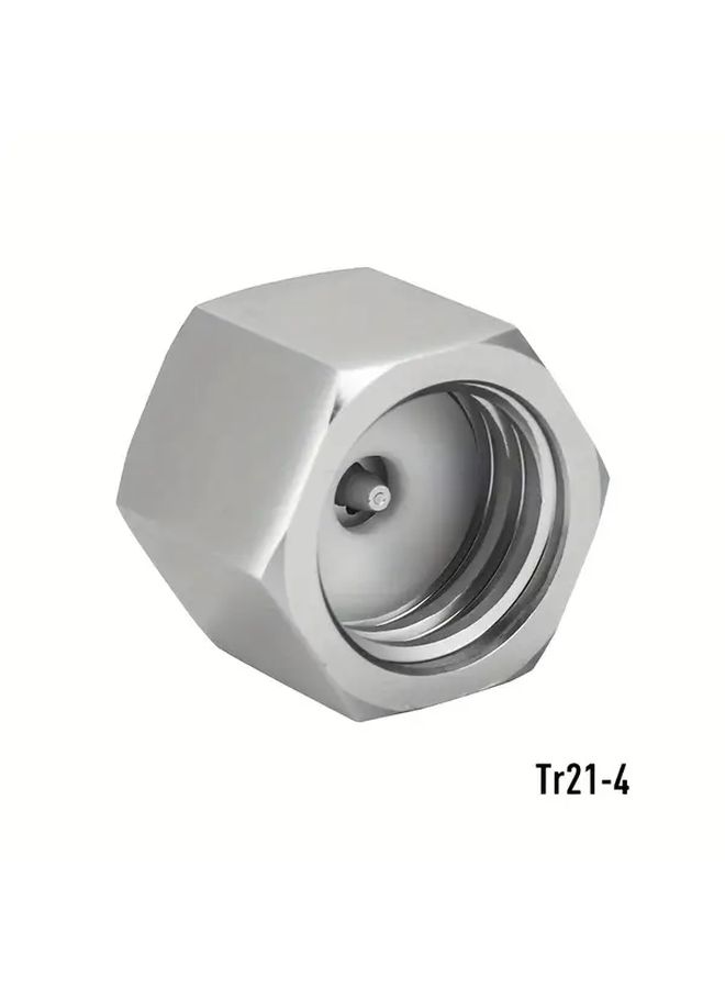 Aluminum Soda Bottle Adapter 3/8 24 Unf To Tr21 4 For Homebrew Keg CO2 Regulator - Image 5