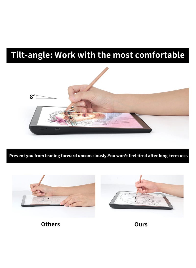 لوحة ضوء LED محمولة ببطارية تعمل بالواي فاي A4، لوح نسخ بدون أسلاك، صندوق ضوء لتتبع الرسومات مع سطوع قابل للتعديل، لوحة نسخ قابلة لإعادة الشحن لرسم الفنانين ورسم الرسوم البيانية ومشاهدة الأشعة السينية. - Image 2