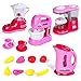 FANELEQU Kitchen Appliances ToyKids Kitchen Pretend Accessories Play SetCoffee Maker MachineBlenderMixer and Kettle with Realistic Light and SoundsPlay Kitchen Set for Kids Boys Girls - Image 3