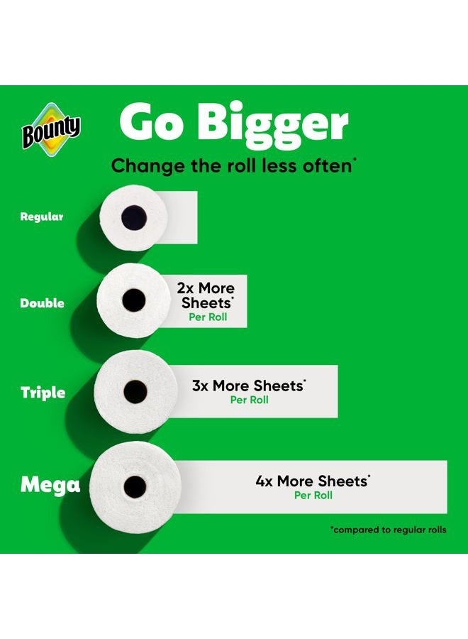 Bounty Select-A-Size Paper Towels, White, 2 Triple Rolls = 6 Regular Rolls - Image 4