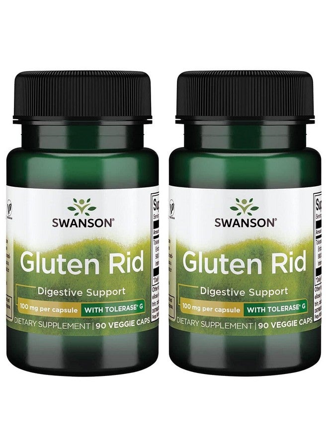 SWANSON Gluten Rid With Tolerase G 100 Mg 90 Veg Caps 2 Pack - Image 1