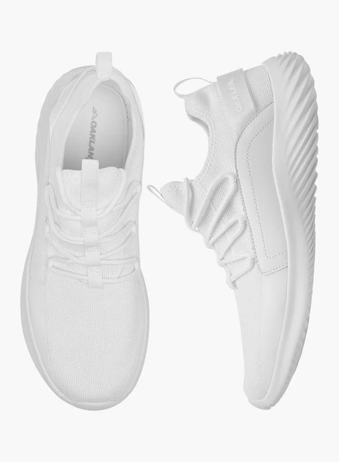 شو اكسبرس Textured Shoes with Lace-Up Closure