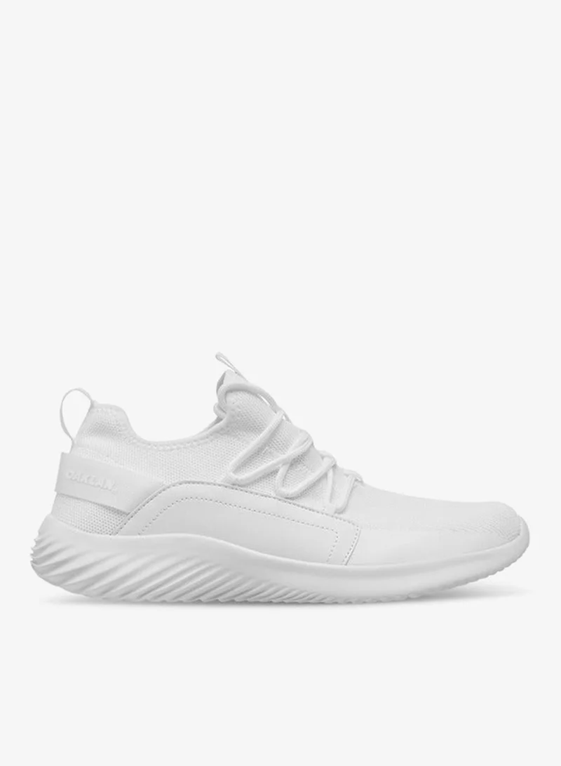 Textured Shoes with Lace-Up Closure