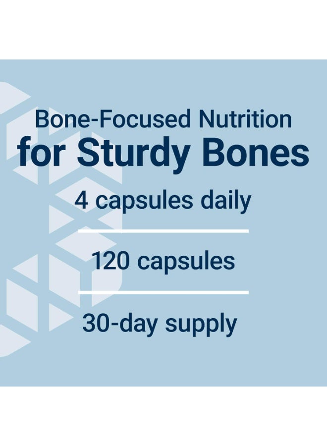 لايف إكستنشن مكمل غذائي للكالسيوم لتقوية العظام مع فيتامين K2 وD3 - تركيبة متعددة المصادر للكالسيوم مع المغنيسيوم والزنك - 120 كبسولة - Image 4