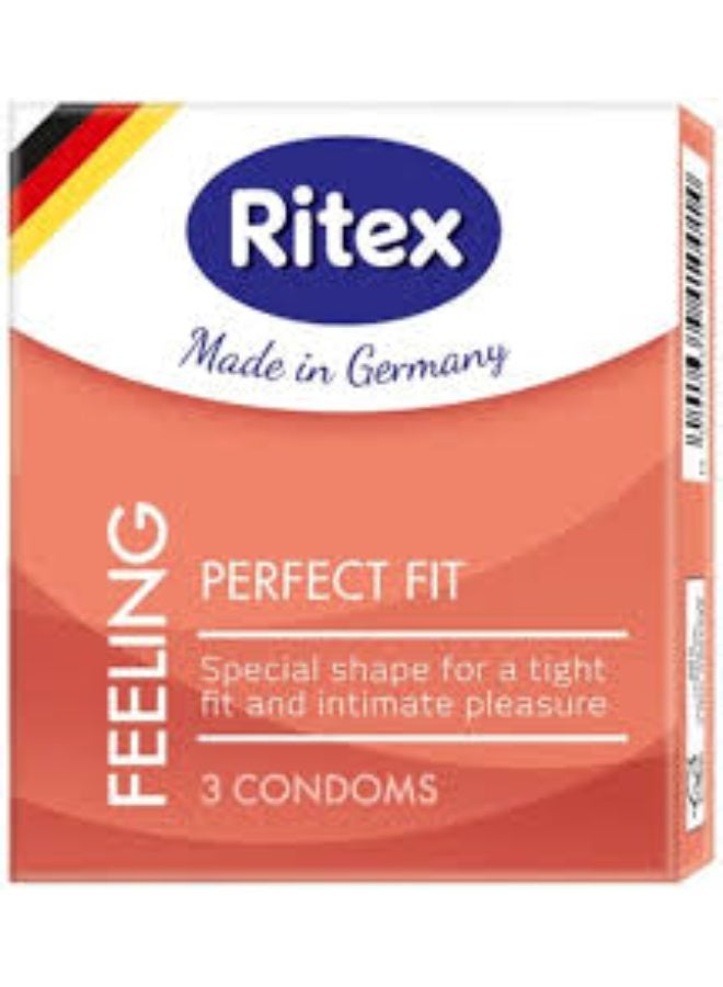 Ritex condom feeling (perfect fit) pack of 3