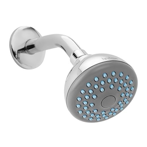 Hindware F160004CP ABS Rain Flow Shower Head for Bathroom, Chrome Finish - Image 1