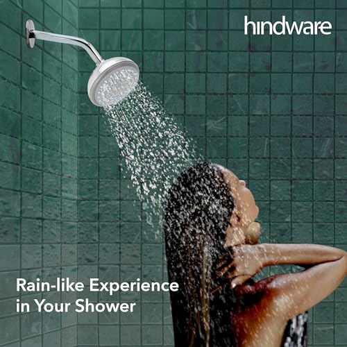 Hindware F160004CP ABS Rain Flow Shower Head for Bathroom, Chrome Finish - Image 3