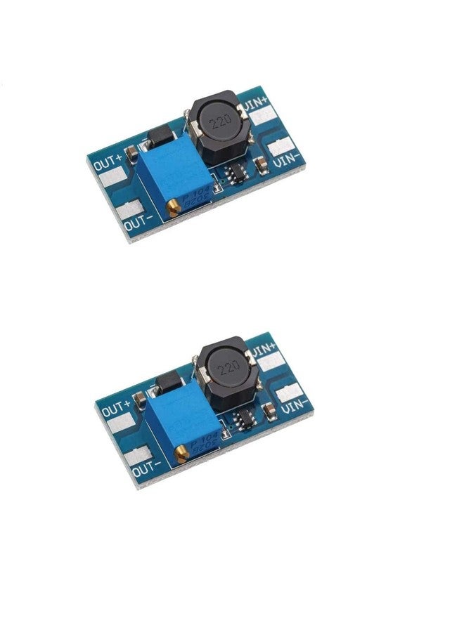 Electrobot MT3608 2V-24V to 5V-28V 2A DC-DC boost converter adjustable step up module (2 Pcs) - Image 1