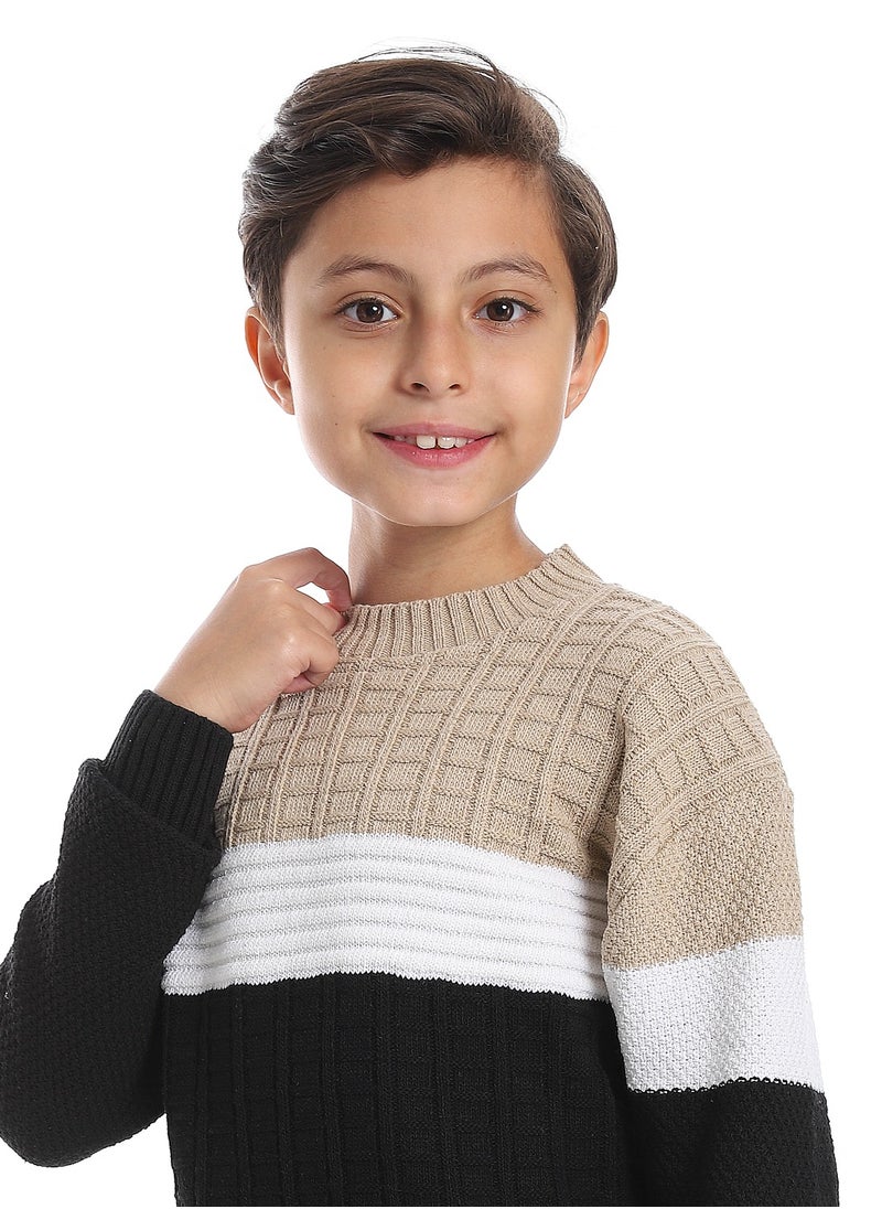سيزار بلوفر أولادي صوف بتصميمات متعددة  - Image 3