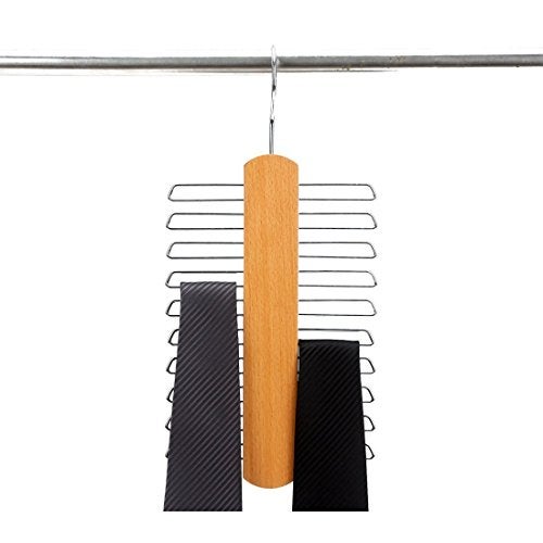 Mayatra's Set of 2 Wooden Tie & Multipurpose Hanger - Image 4