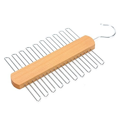 Mayatra's Set of 2 Wooden Tie & Multipurpose Hanger - Image 2
