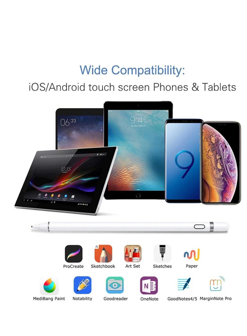 Stylus Pen For Apple iPad 2018-2020 White - Image 3