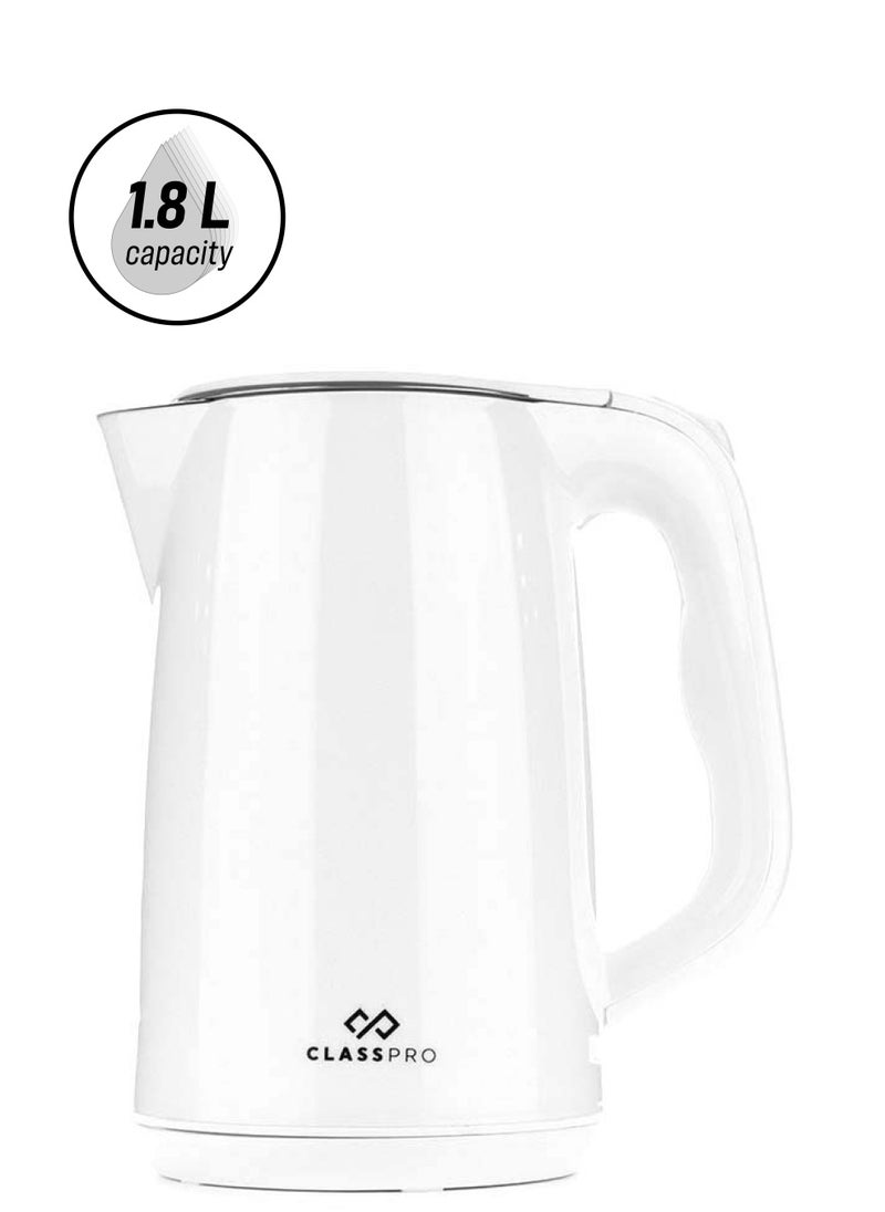 ClassPro - Cool Touch Kettle 1.8L 1800W Stainless Steel - Image 1