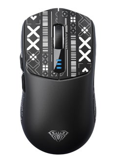 AULA SC580X Superlight Wireless Gaming Mouse, Tri-Mode 2.4G/BT5.0/USB-C Gaming Mouse, 10000 DPI Rechargeable Wireless Mouse with 6 Programmable Buttons, Ergonomic Computer Mouse for Laptop/PC/Mac/Tablet  - Image 2
