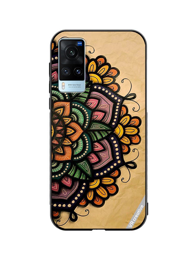 VR CREATIVE Protective Case Cover For Vivo X60 Mandala Design Multicolour - Image 1