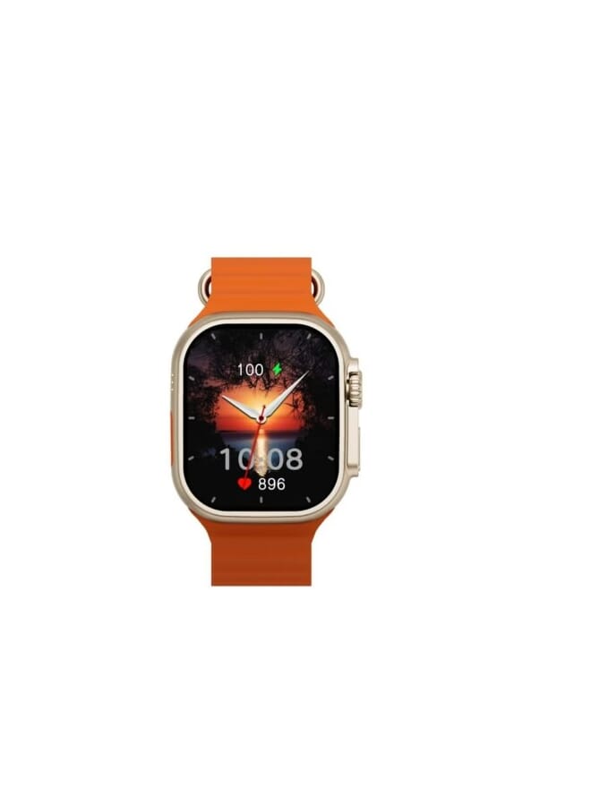 W&O Smart Watch X9 Ultra Super Amoled Display Screen And Aluminum Case Wireless Charging 49mm - Image 1