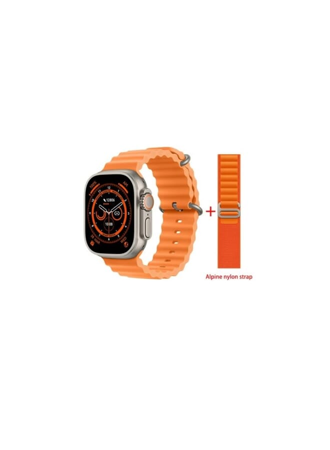 W&O Smart Watch X9 Ultra Super Amoled Display Screen And Aluminum Case Wireless Charging 49mm - Image 2