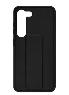 INEIX 3-in-1 Magnetic Wrist Strap Hand Grip with Stand Case Cover for Samsung Galaxy S23 Plus-Black  - Image 1