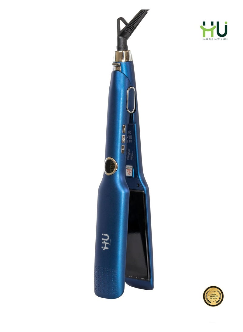 H U 2-in-1 Multi Styler Hair Care Set – Ceramic Coated Hair Straightener & Curler with Multi Gear Adjustment, Professional Hair Styling Tool - Image 3