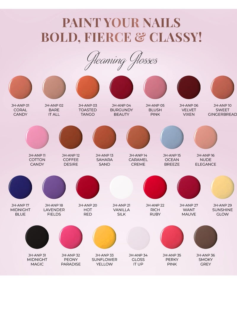 Just Herbs Just Herbs Nail Polish 12 COLOUR Coral Candy  - Image 2