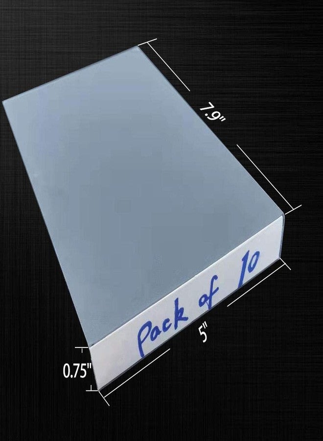 BCIOPE Moveable Shelf Label Holders 0.75'' x 5'', Pack of 10 - Image 2