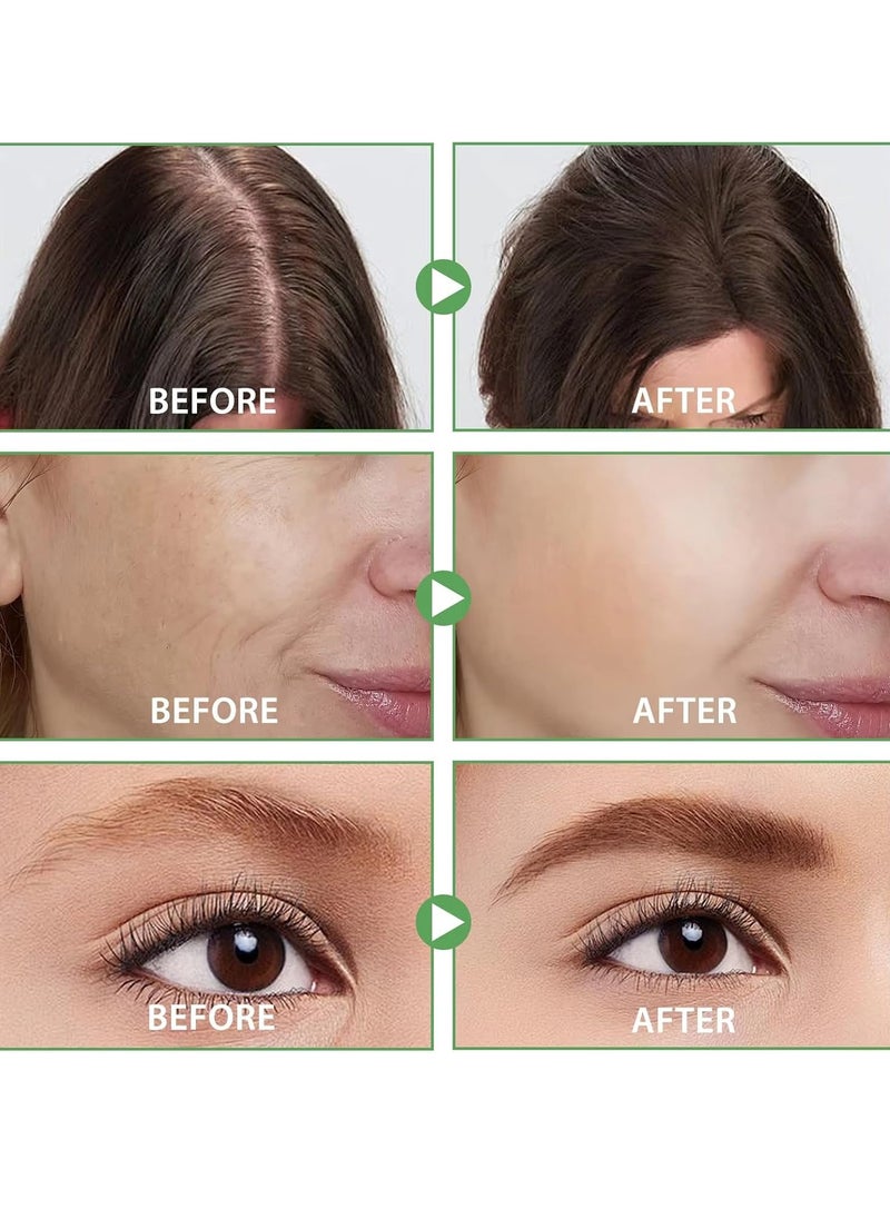 NIFEISHI - 60ml Monarda Essential Oil for Hair Growth Hair Growth and Skin Reduce Fine Lines and Wrinkles Hair Eyelash Eyebrow Growth and Antibacterial Pure Natural Co2 Extraction Monarda Hair Oil Skin Care Oil - Image 1