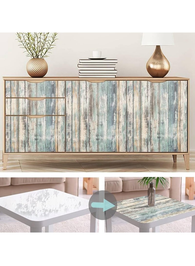 JOGAMS Rustic Wood Self Adhesive Removable Wallpaper Vinyl Decorative Wood Wall Covering for Furniture Surfaces Easy to Clean - Image 3
