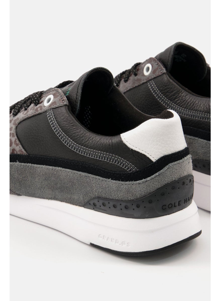 COLE HAAN - Women Grandpro Downtown Lace Up Running Shoes, Black - Image 1
