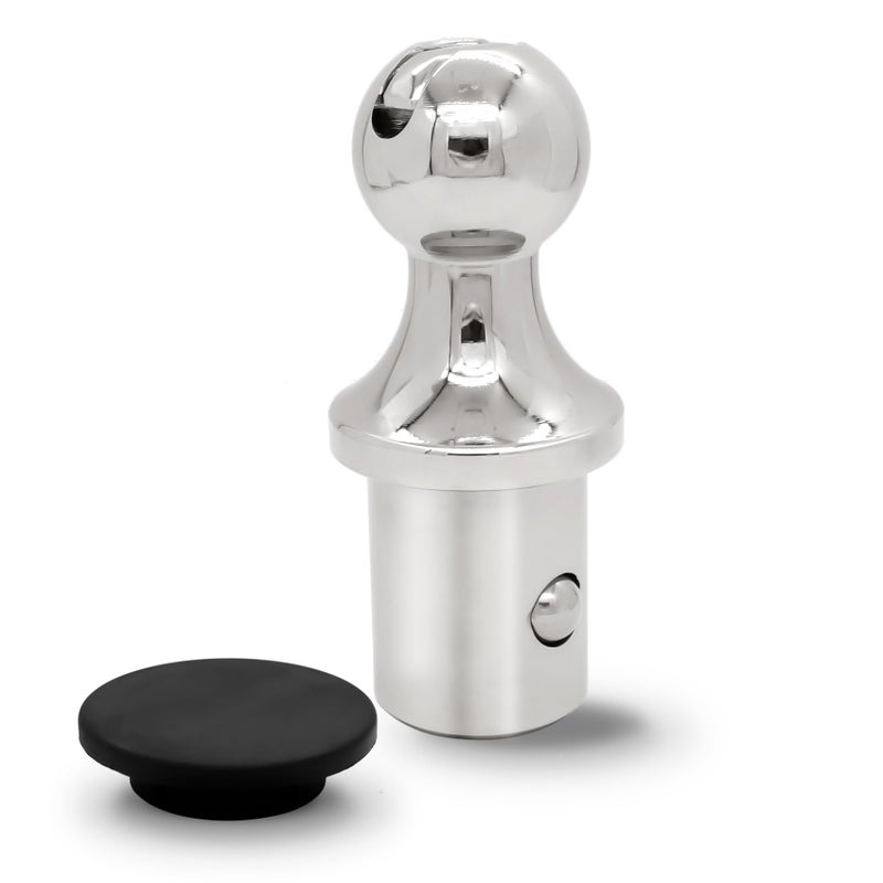 60601 Puck System Gooseneck Hitch Ball Compatible with 20132025 Dodge RAM 2500 3500 2516 Inch Gooseneck Ball for Truck Bed with a Replacement Gooseneck Hitch Cap 30000 lbs GTW 7500 lbs VTW