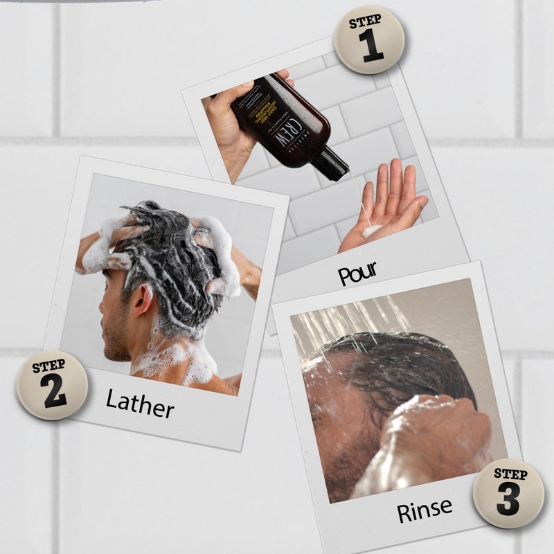 American Crew Shampoo for Men by American Crew, Daily Deep Moisturizer, Naturally Derived, Vegan Formula, Citrus Mint Fragrance, 33.8 fl oz - Image 5