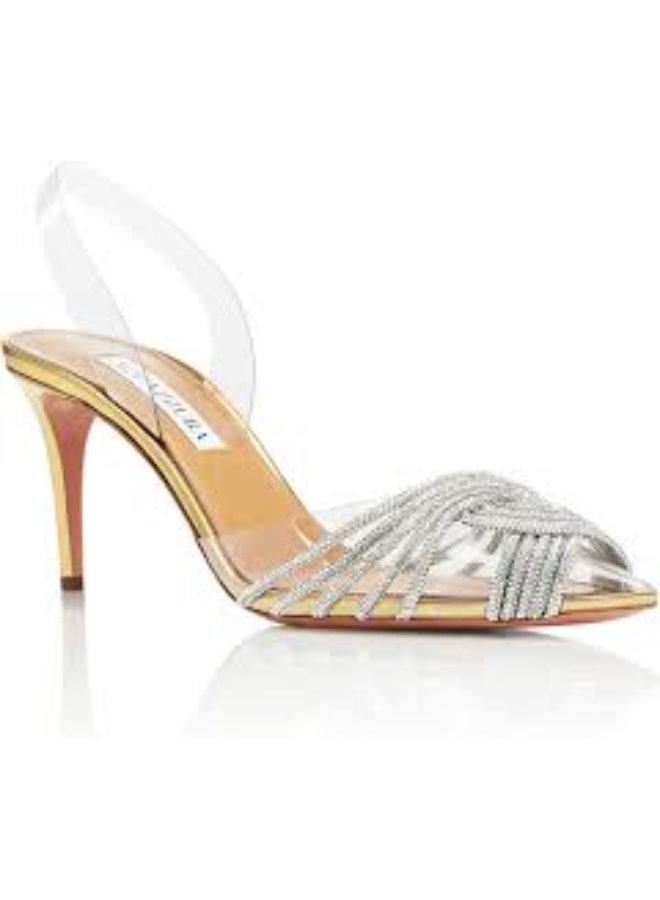 AQUAZURRA Aquazzura women's elegant silver crystal - Image 5