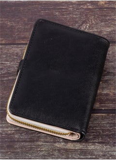 Leather Flip Wallet & Card Holder with 8 Pockets and Zipped Pocket Black - pzsku/Z7159CE7238763144CC41Z/45/_/1737366056/b18d37b8-9770-4fb4-80a8-191378bd229f