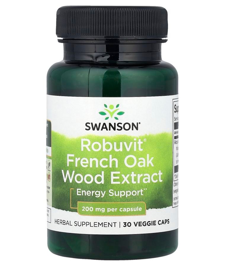 Robuvit® French Oak Wood Extract 200 mg 30 Veggie Caps